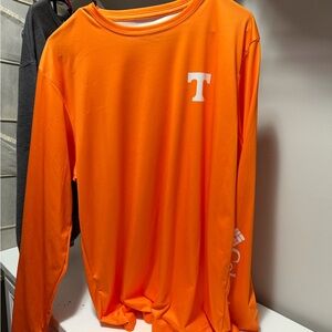 Orange Long Sleeve Shirt with Logo